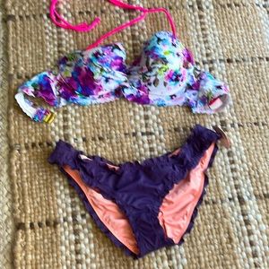 Cute purple bikini